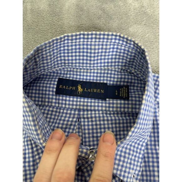 Ralph Lauren Long Sleeve Button Down Shirt Men's Size Large Blue - Picture 4 of 9